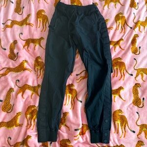 Athleta x  Allyson Felix Black Legend Track Jogger Pants size xxs